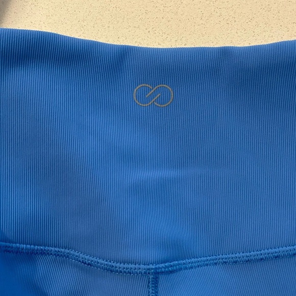 Calia by Carrie Underwood Seamed Essential Ribbed Legging Blue Size XL - Picture 3 of 4